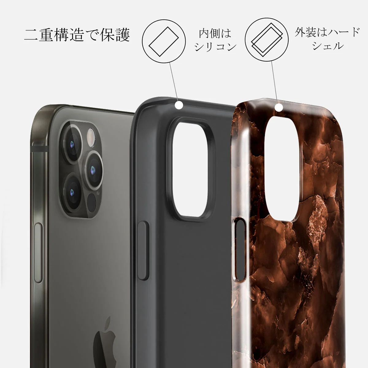 Toasted Chestnut - Brown iPhone 12 Pro ケース
