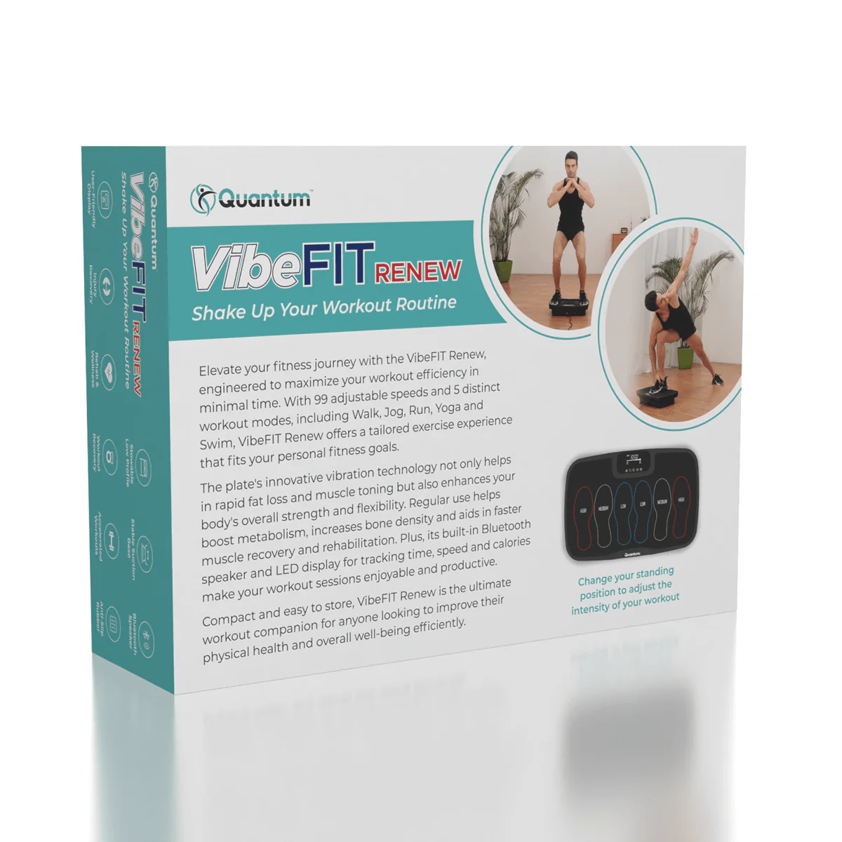 Quantum VibeFIT Renew: Vibration Plate Whole Body Vibration Machine