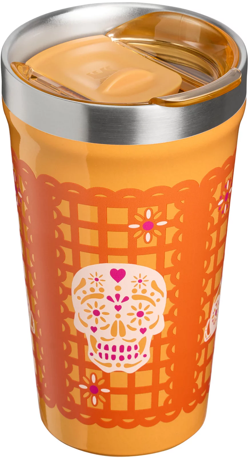 Stanley 16 oz. Everyday Tumbler - Dia de los Muertos - Marigold Papel Picado