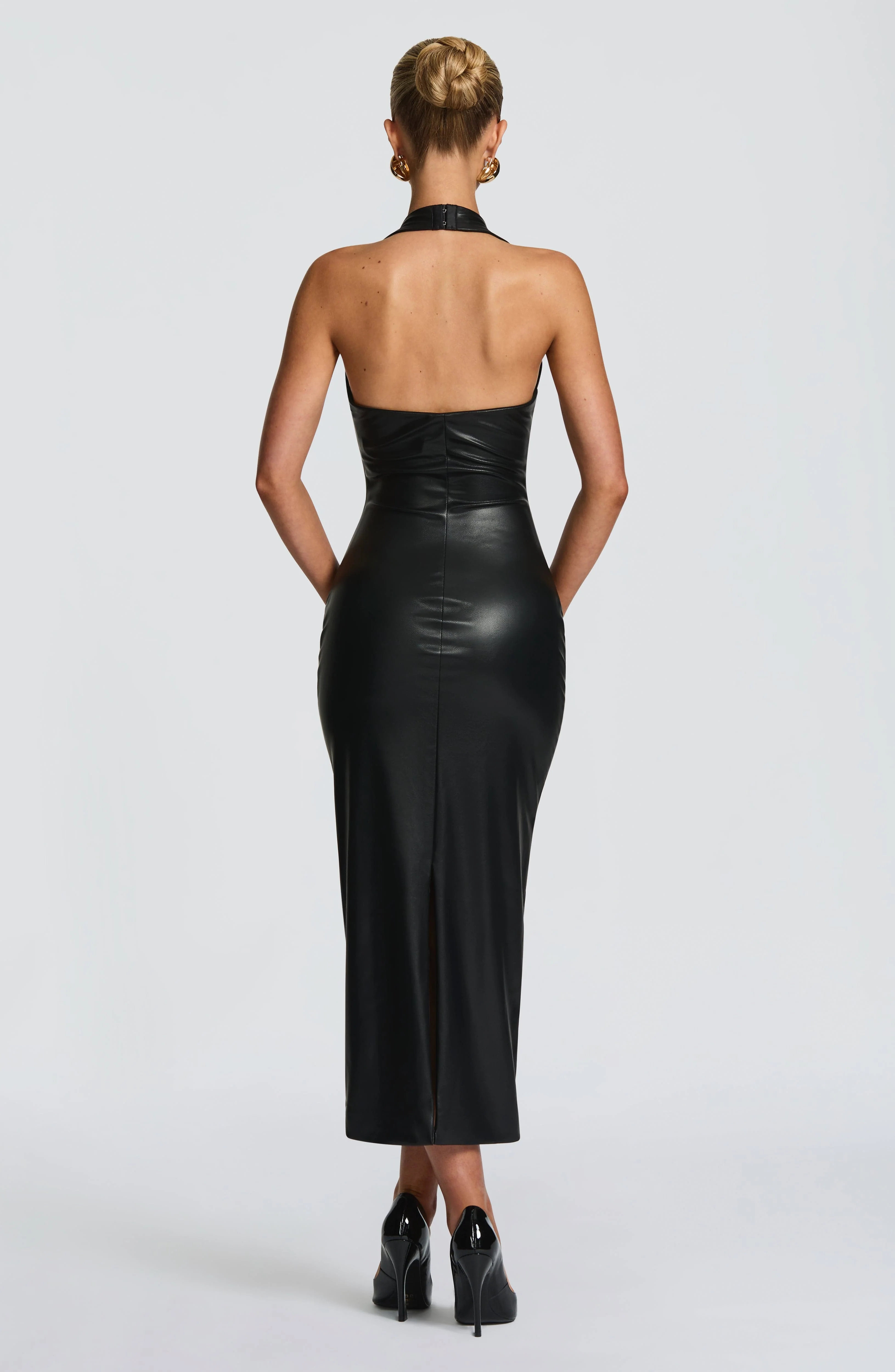 Ainsley Midi Dress - Black