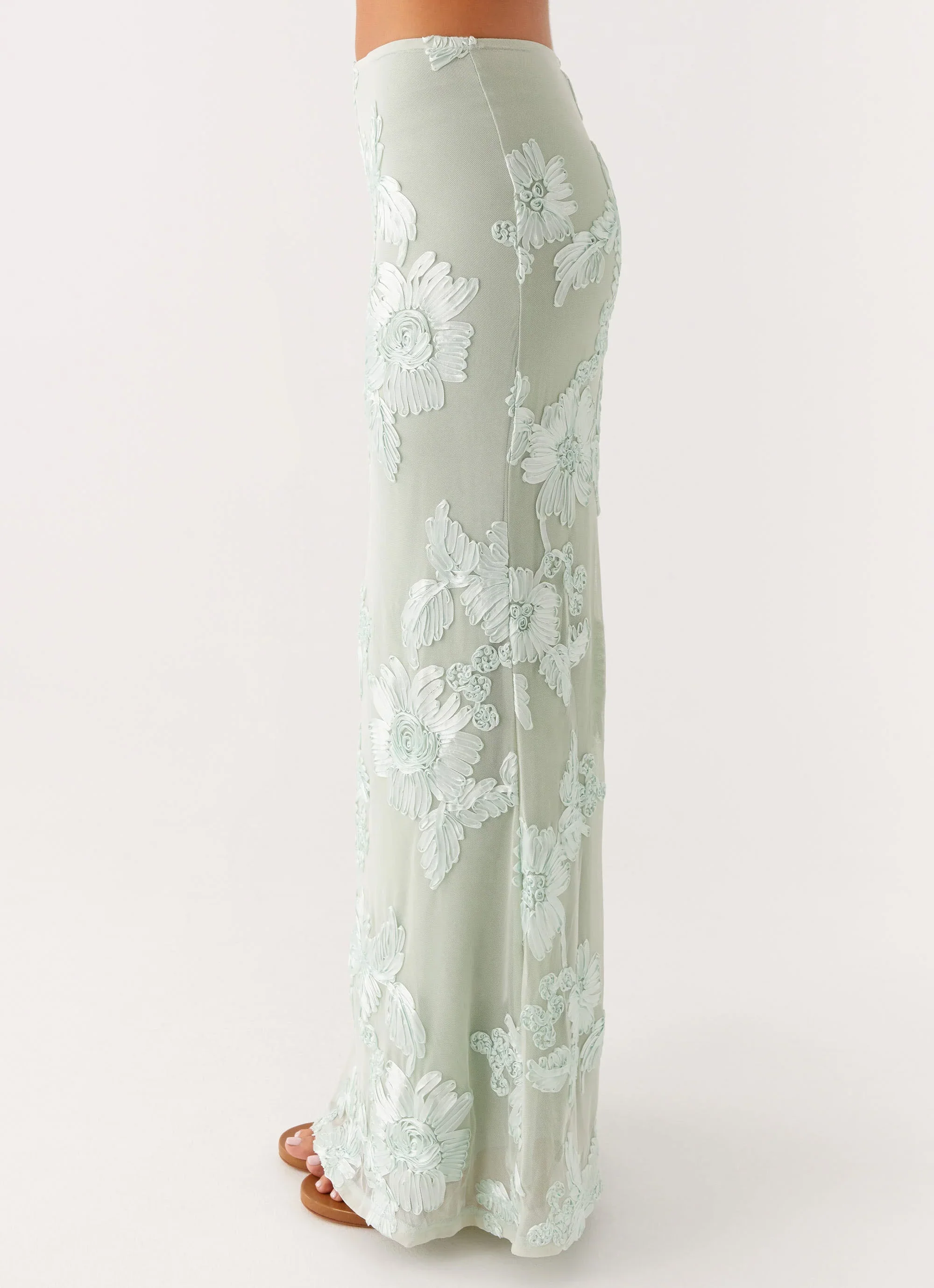 Radiate Maxi Skirt - Sage