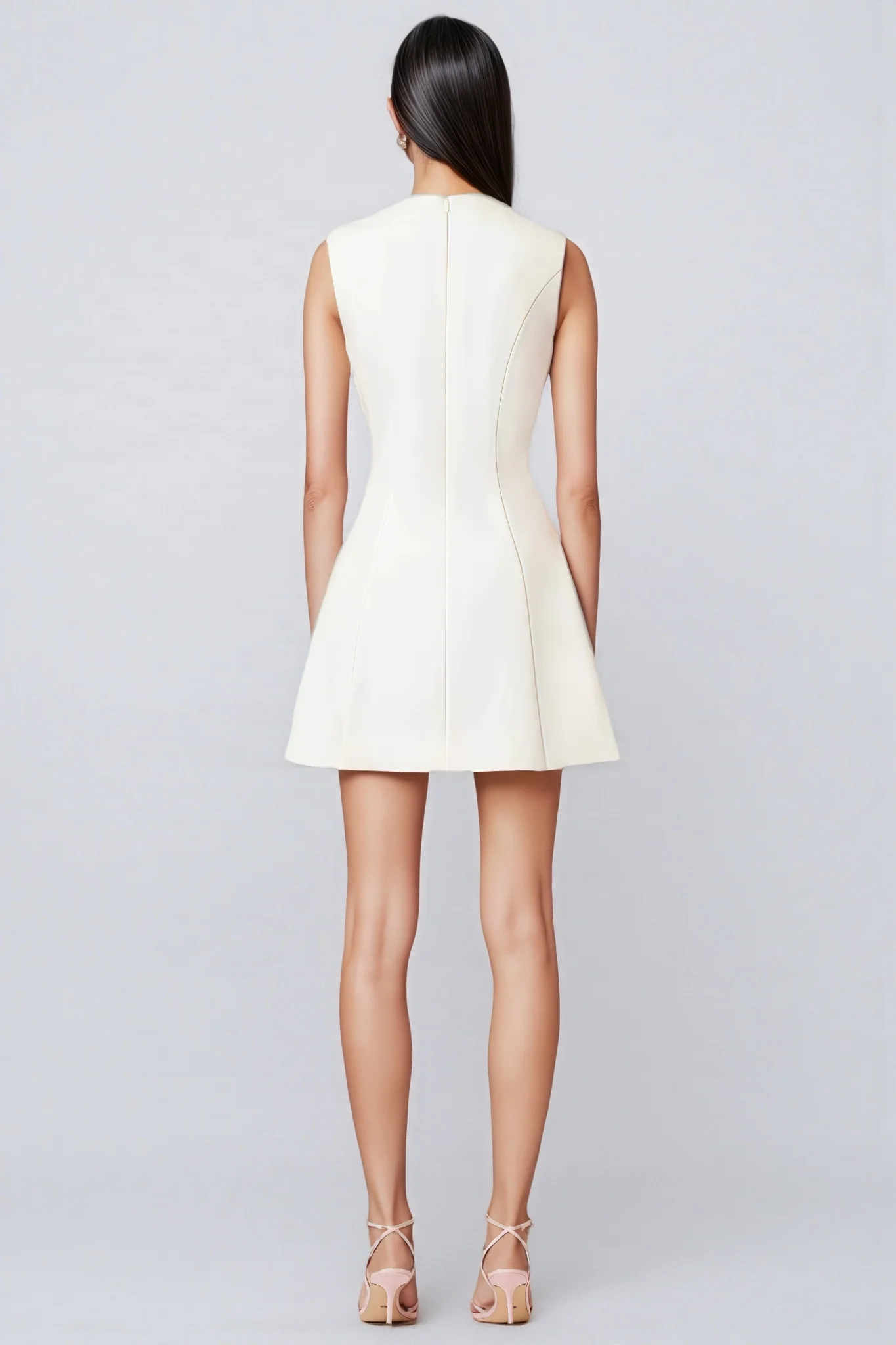 Flavia White Buttercup Embroidered Mini Dress - luluinthesky