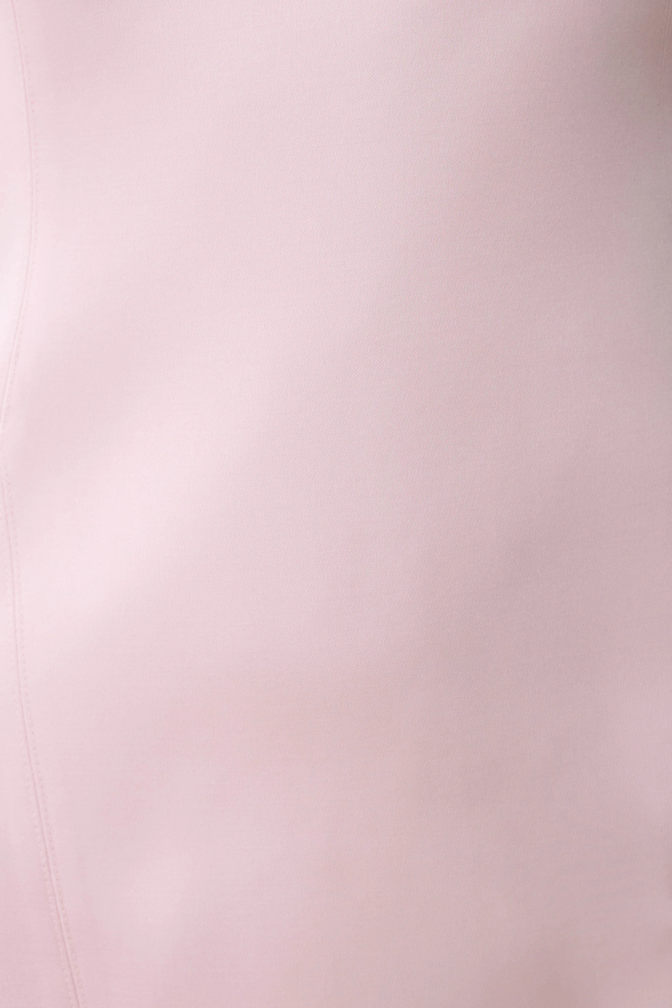 Beth Satin Mini Dress - Pale Pink