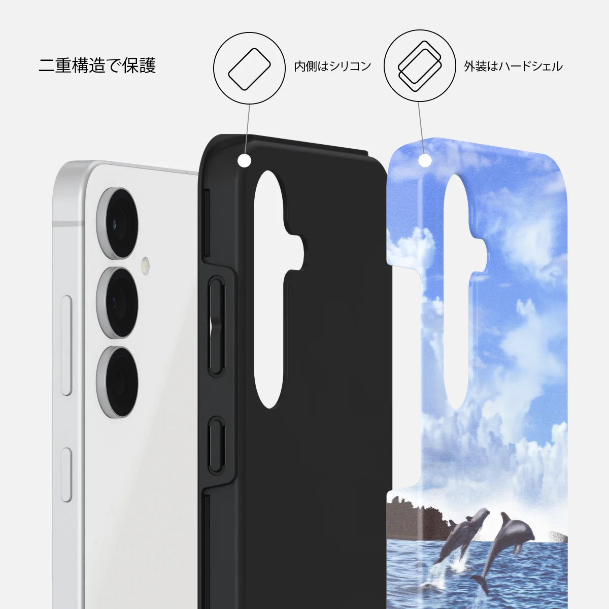 Retro Splash - Samsung Galaxy S25 FE ケース