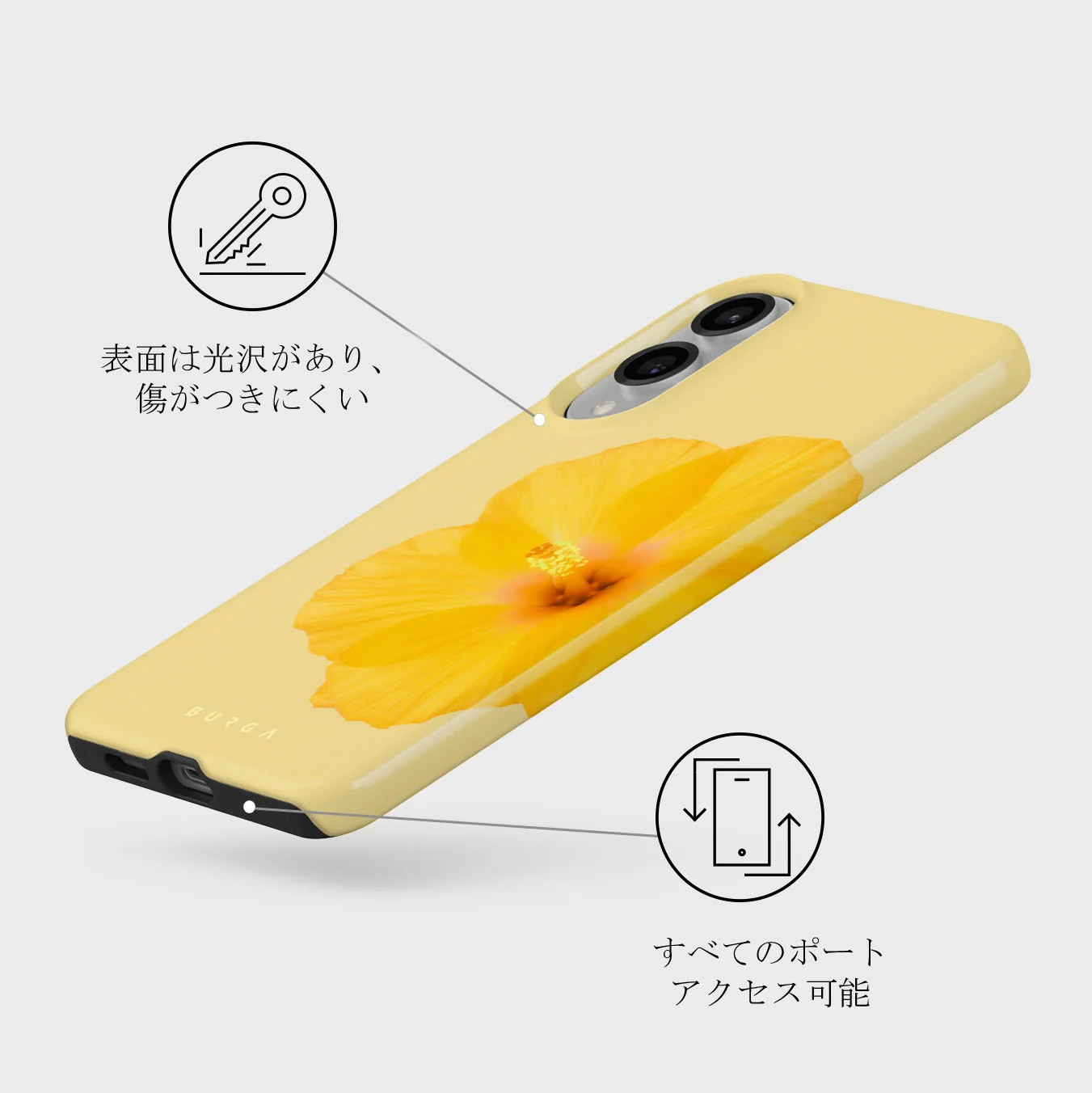 Hibiscus - Samsung Galaxy S25 Edge ケース