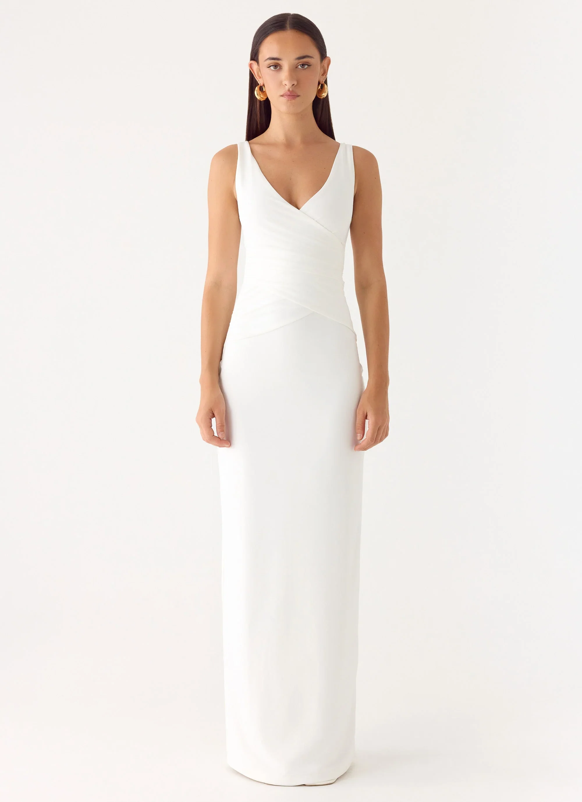 Nerine Maxi Dress - White