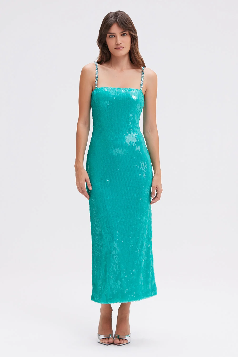 Isla Sequin Midi Dress