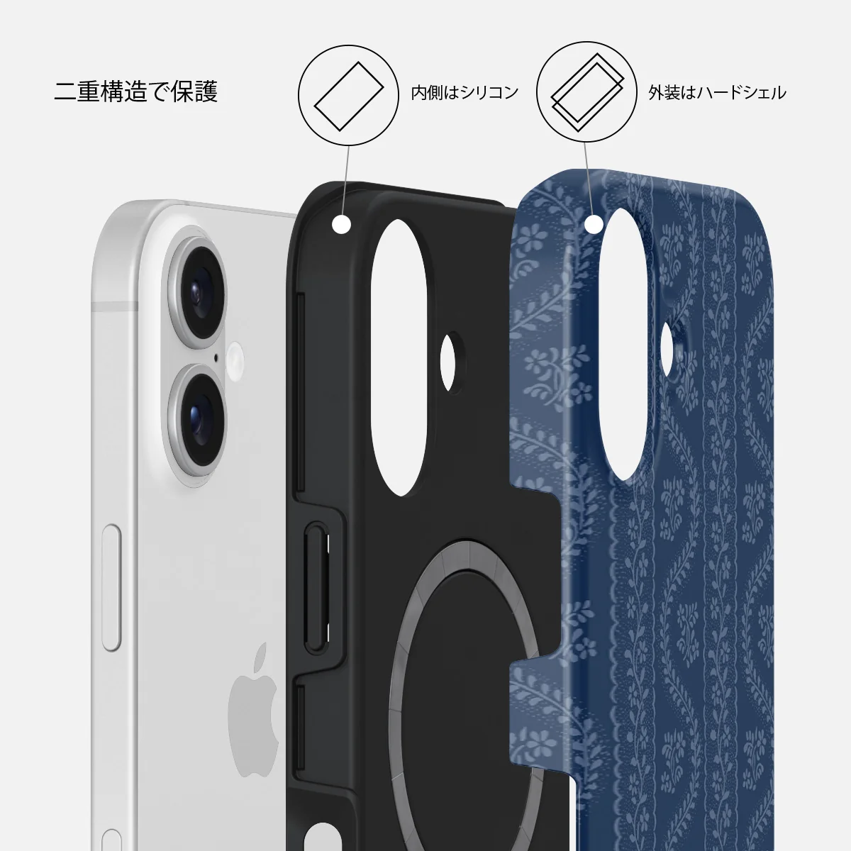 Denim Lover - iPhone 16 Plus ケース