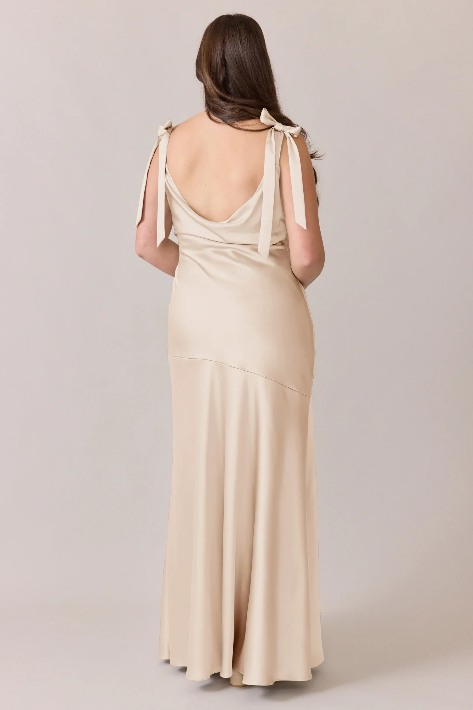 Ellapink Satin Dress | Made To Order