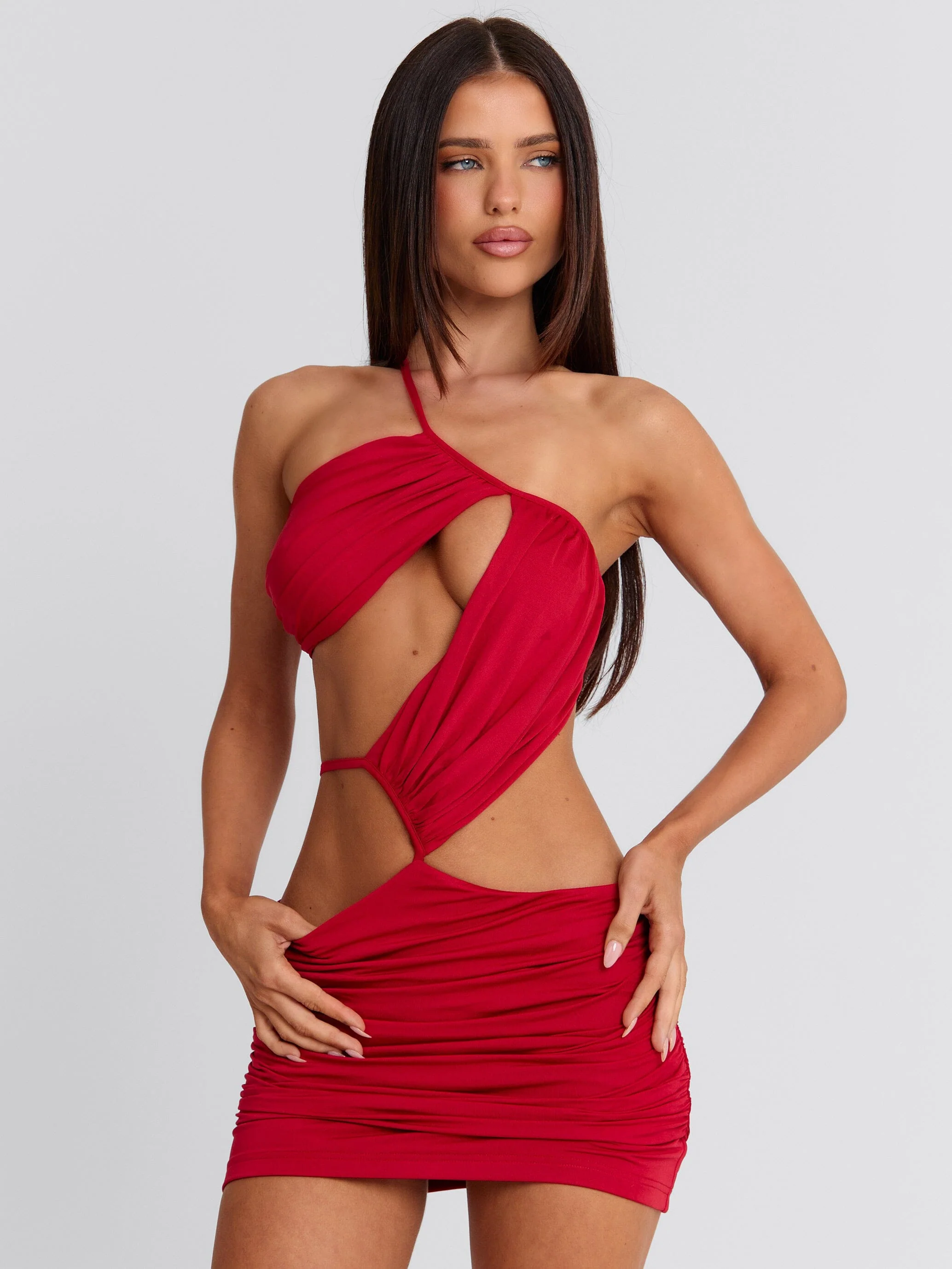 Celine Mini Dress Red