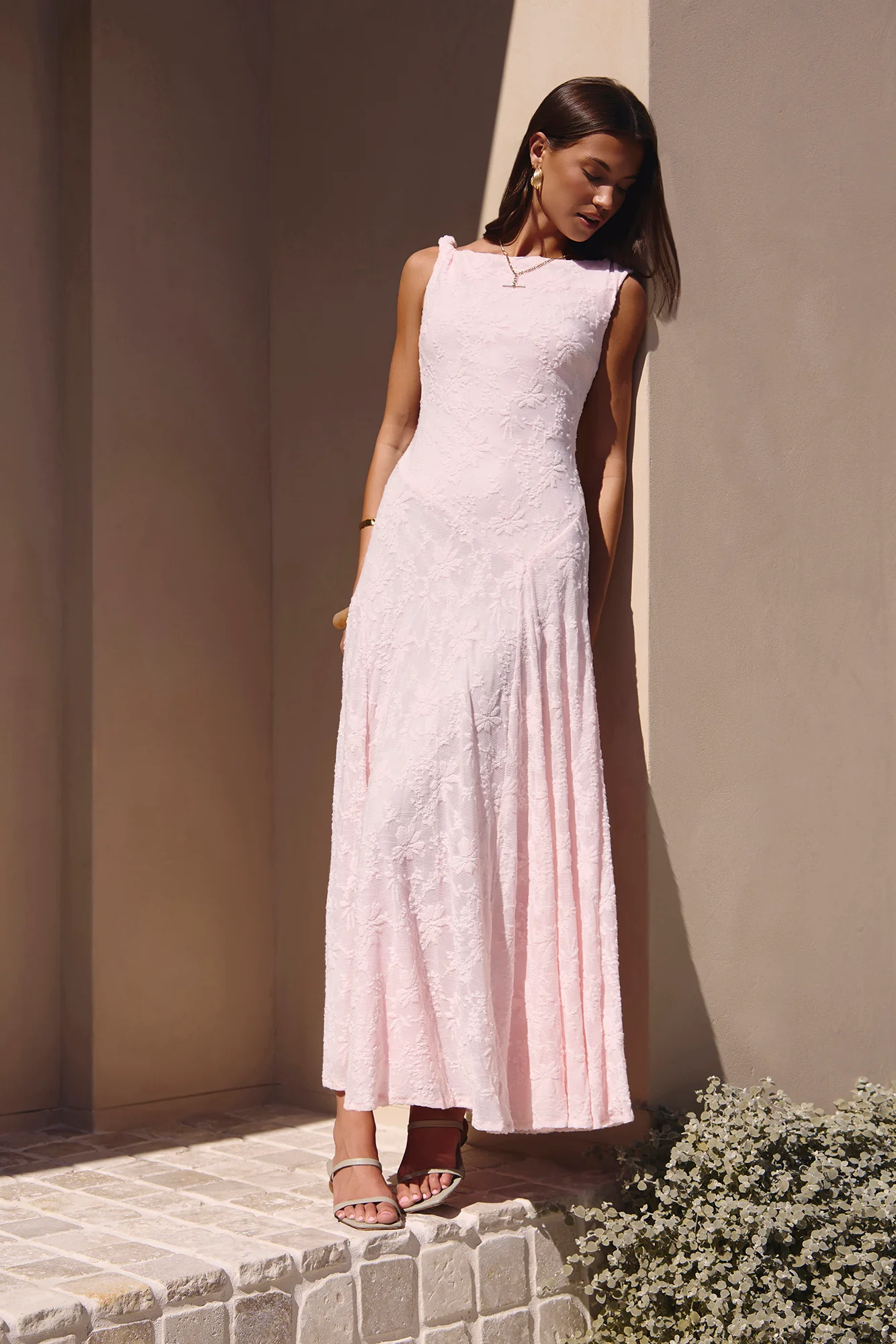 Soft Feelings Maxi Dress Pink - luluinthesky