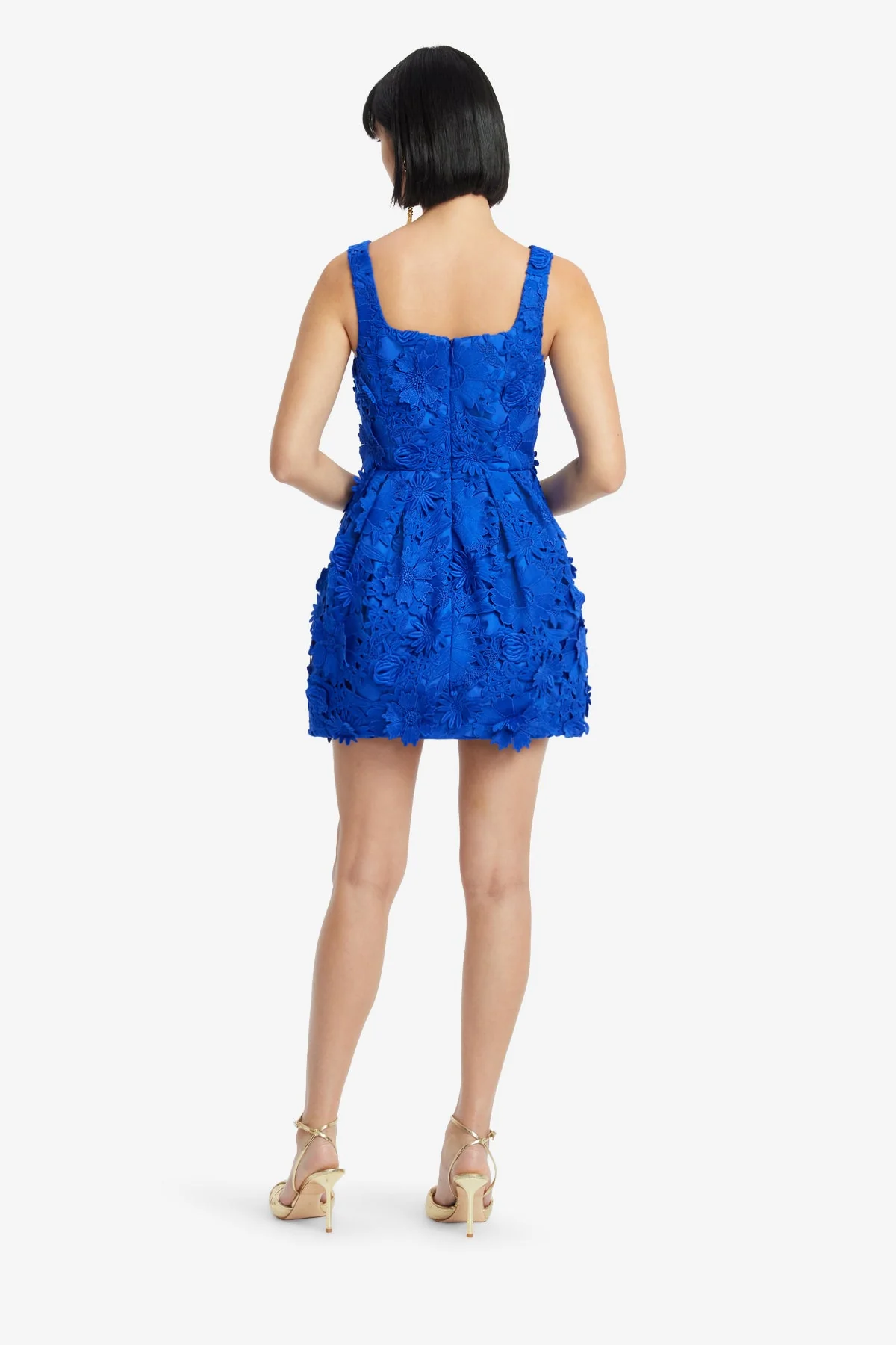 Piper Lace Mini Dress - Lapis