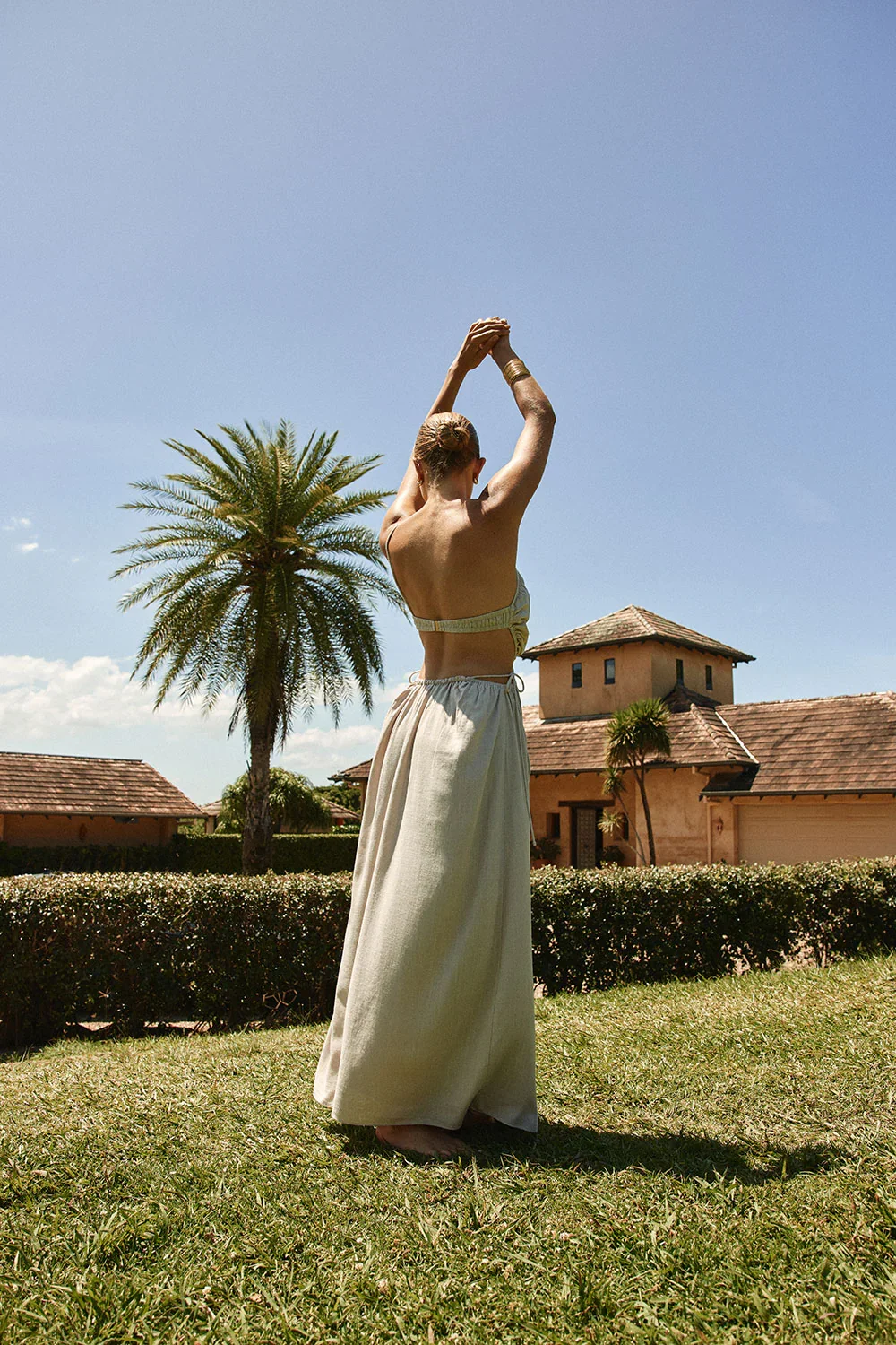 Mahya Dress - Stone