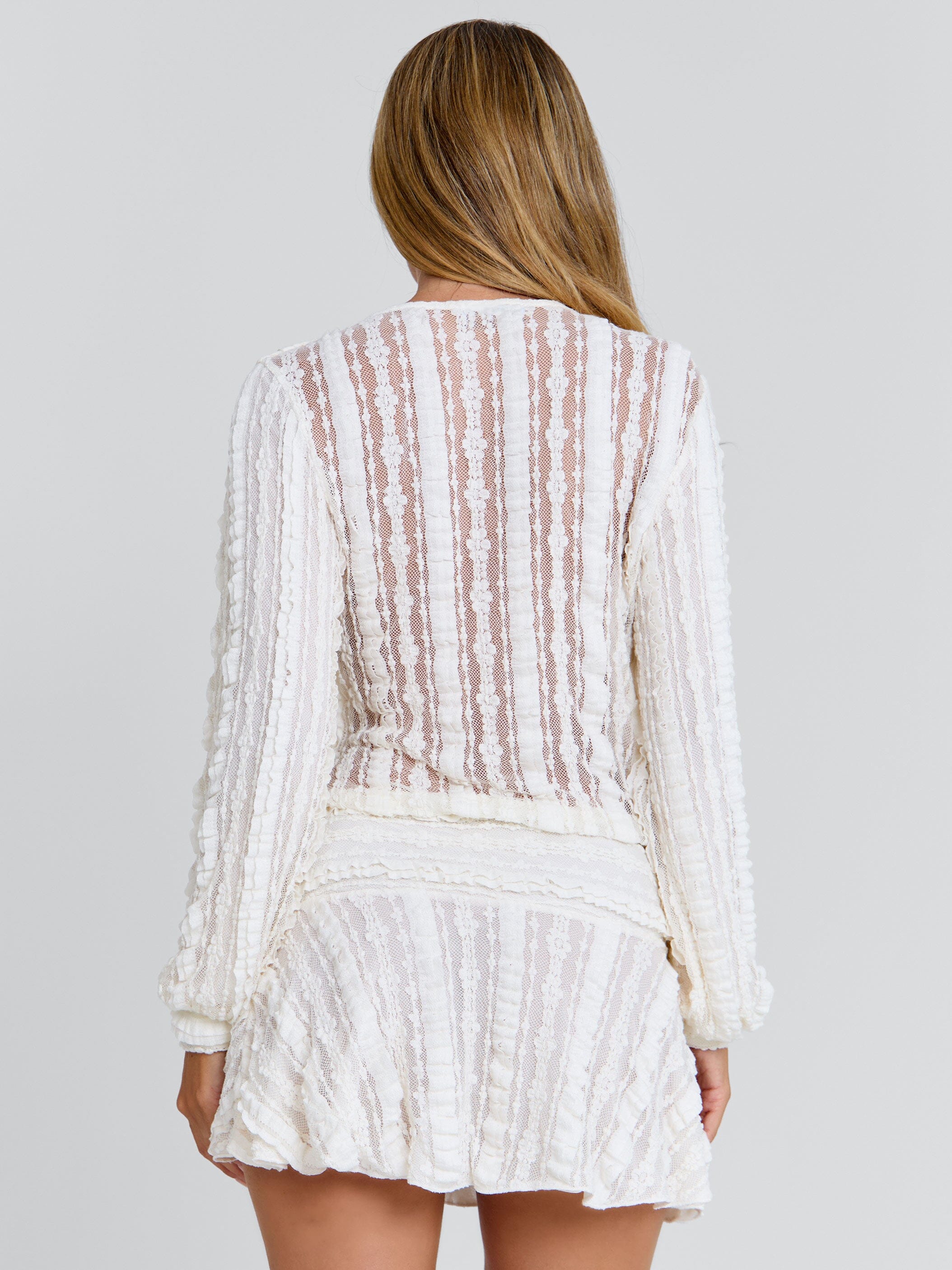 Izzy-Mini-Dress-Cream - luluinthesky