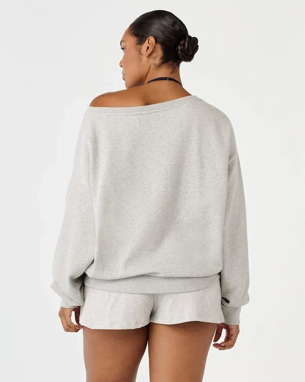 Off Shoulder Sweatshirt