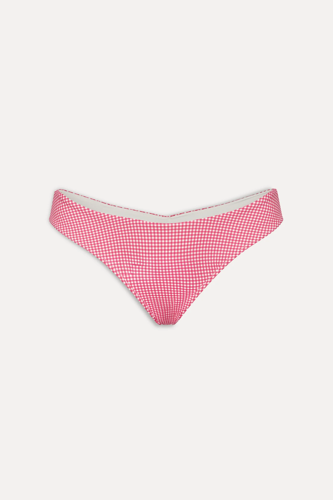 Katarina Cheeky Bikini Bottom - Ladybug Gingham - luluinthesky