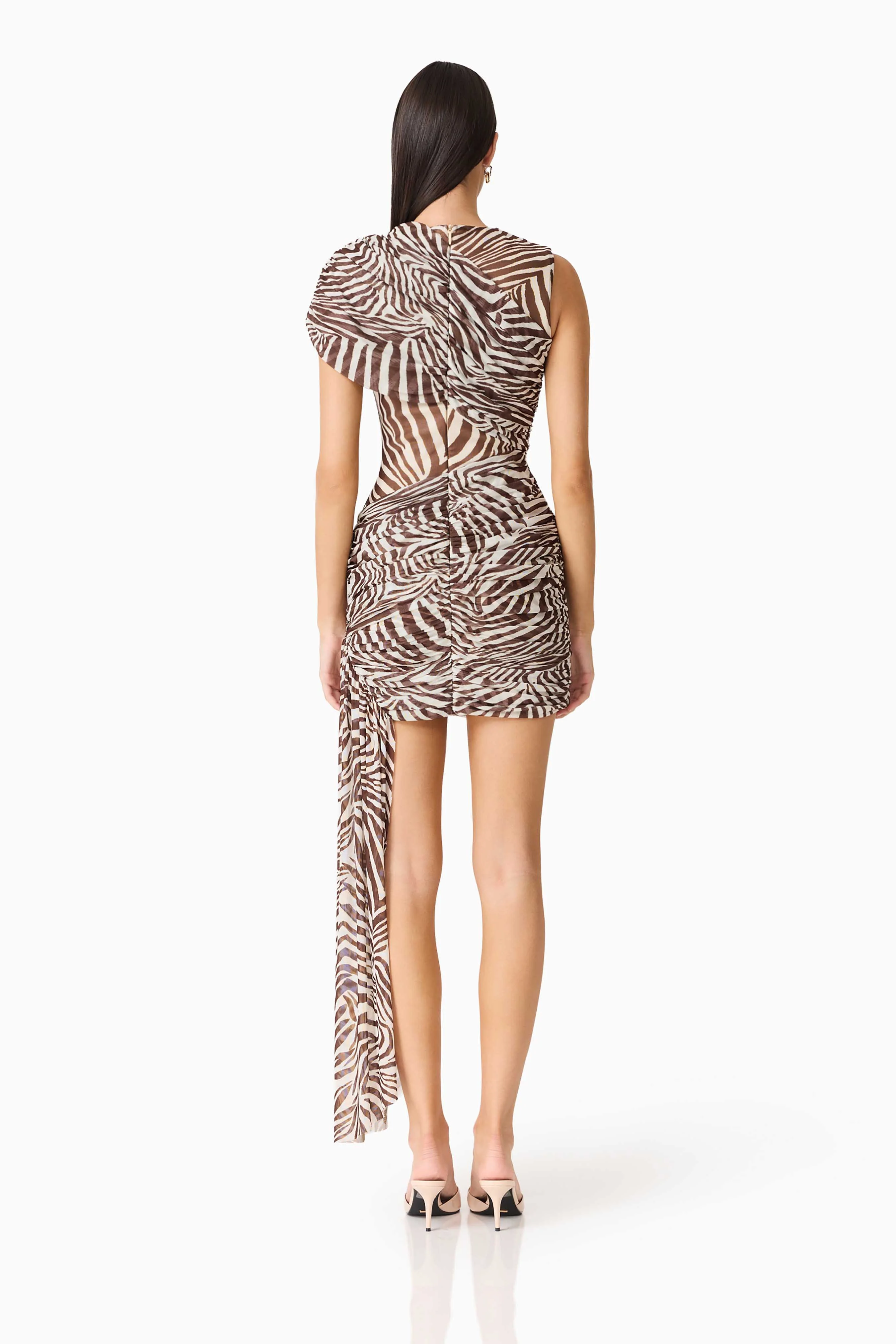 CURAAE Arabelle Mini Dress in Zebra Print