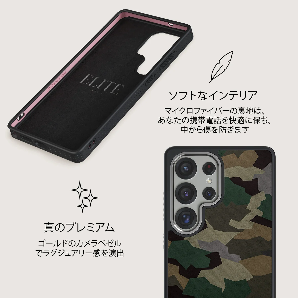 Tropical Green Camo - Samsung Galaxy S25 Ultra ケース