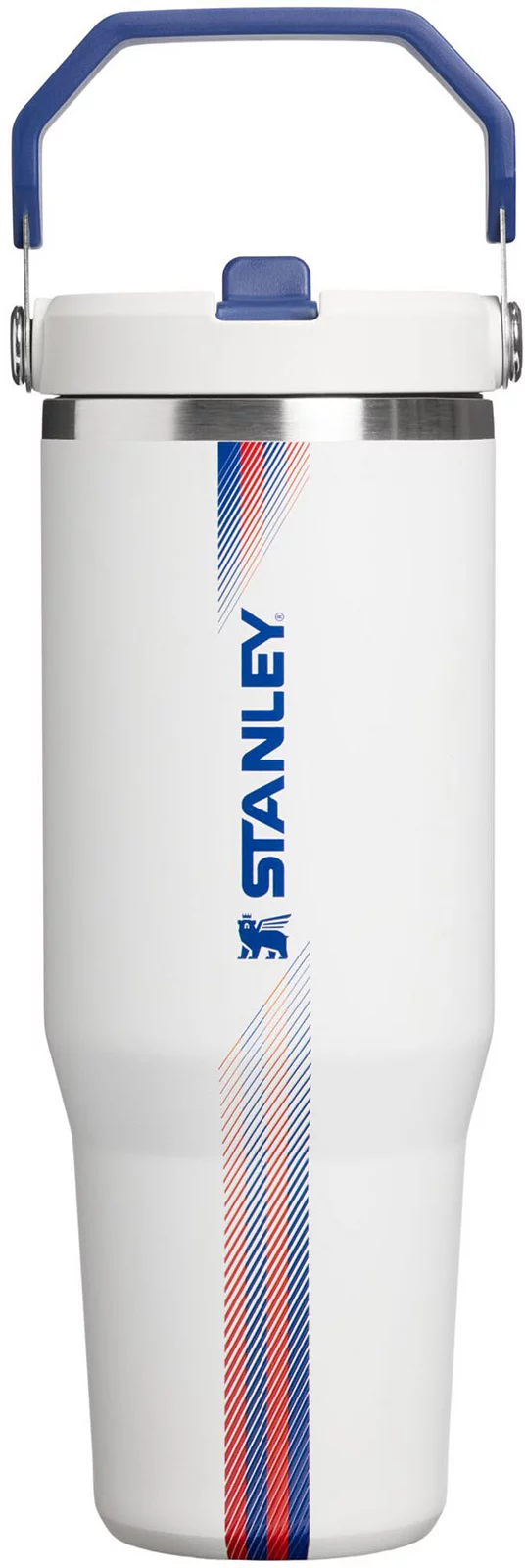 Stanley 30 oz. IceFlow 2.0 Flip Straw Tumbler - Team White Dark Blue