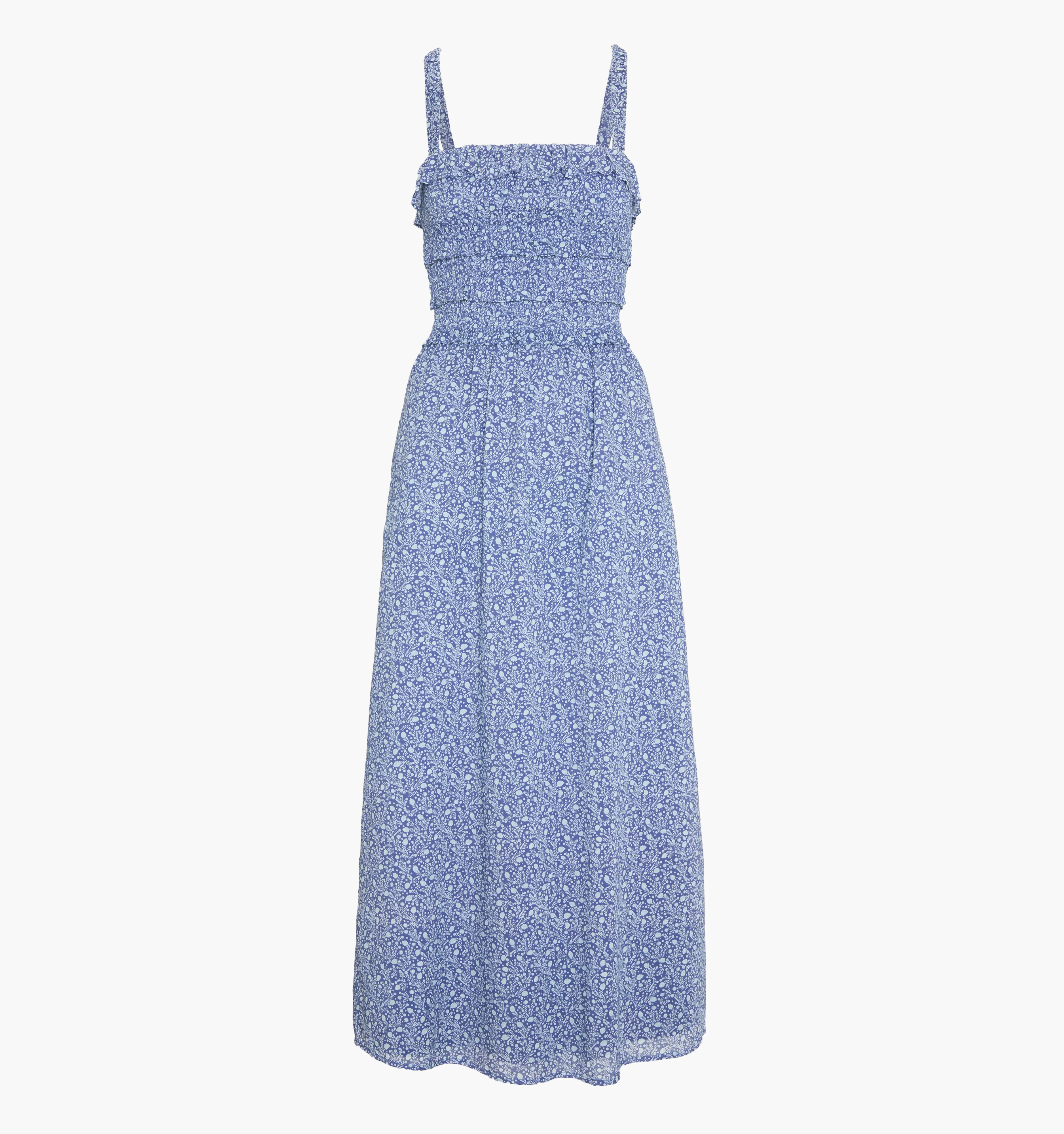 The Analiese Nap Dress - Cornflower Ditsy Thistle