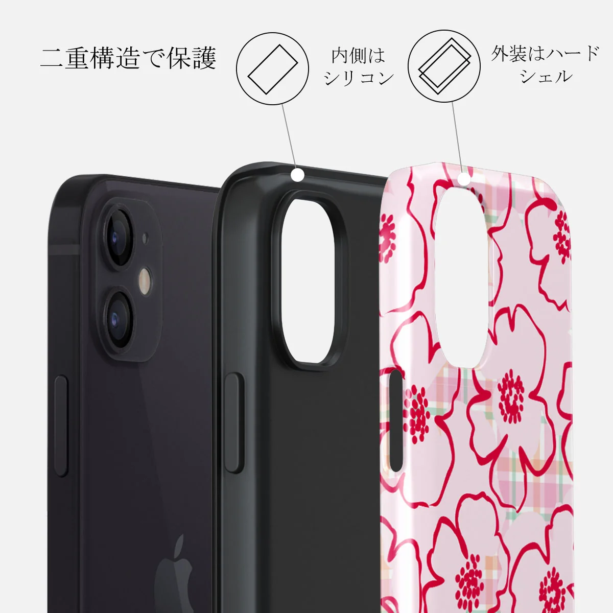 Flower Girl - iPhone 12 Mini ケース