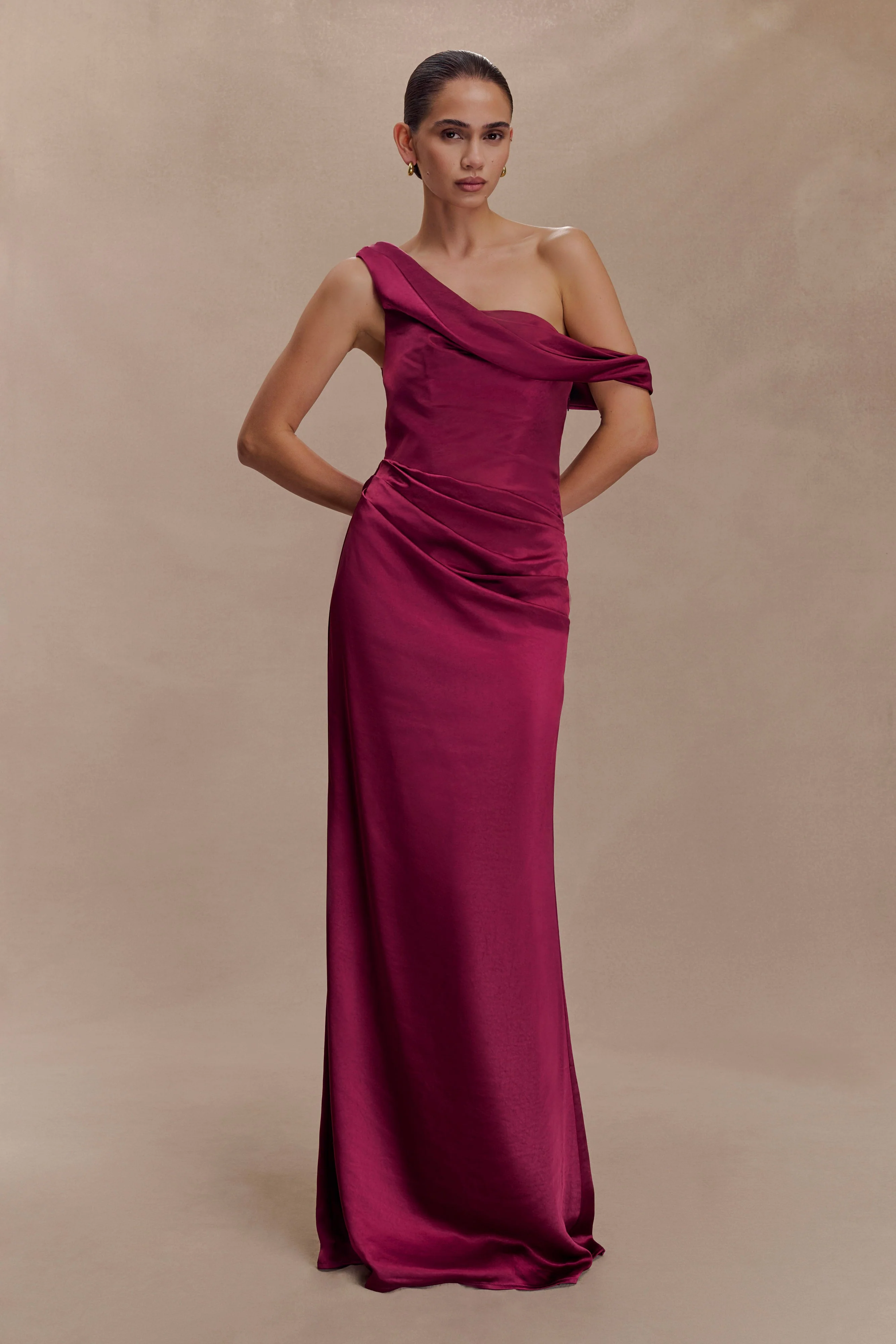 Dalia-Off-Shoulder-Satin-Maxi-Dress-Mahogany