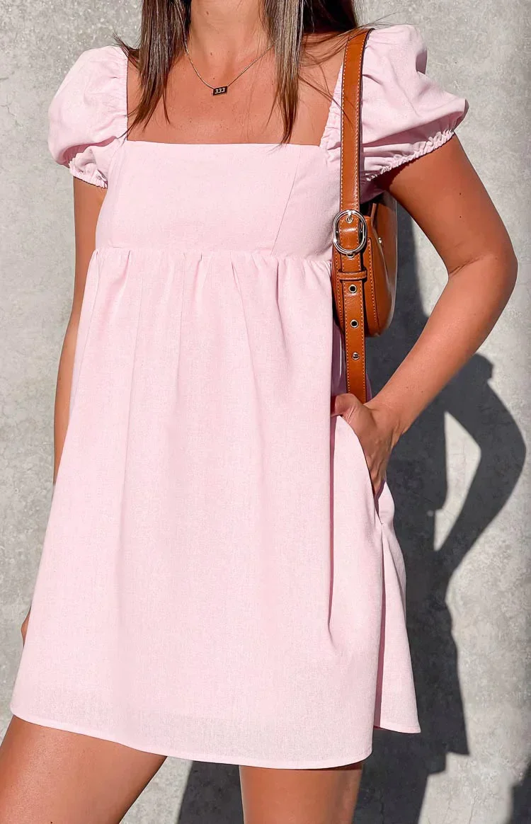 Radient Pink Mini Dress - luluinthesky