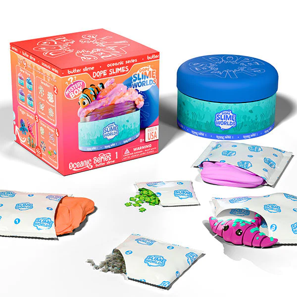 Dope Slime Worlds: Oceanic Series 1 DIY Slime Kit Mystery Box (1 Kit) Style Ships Assorted