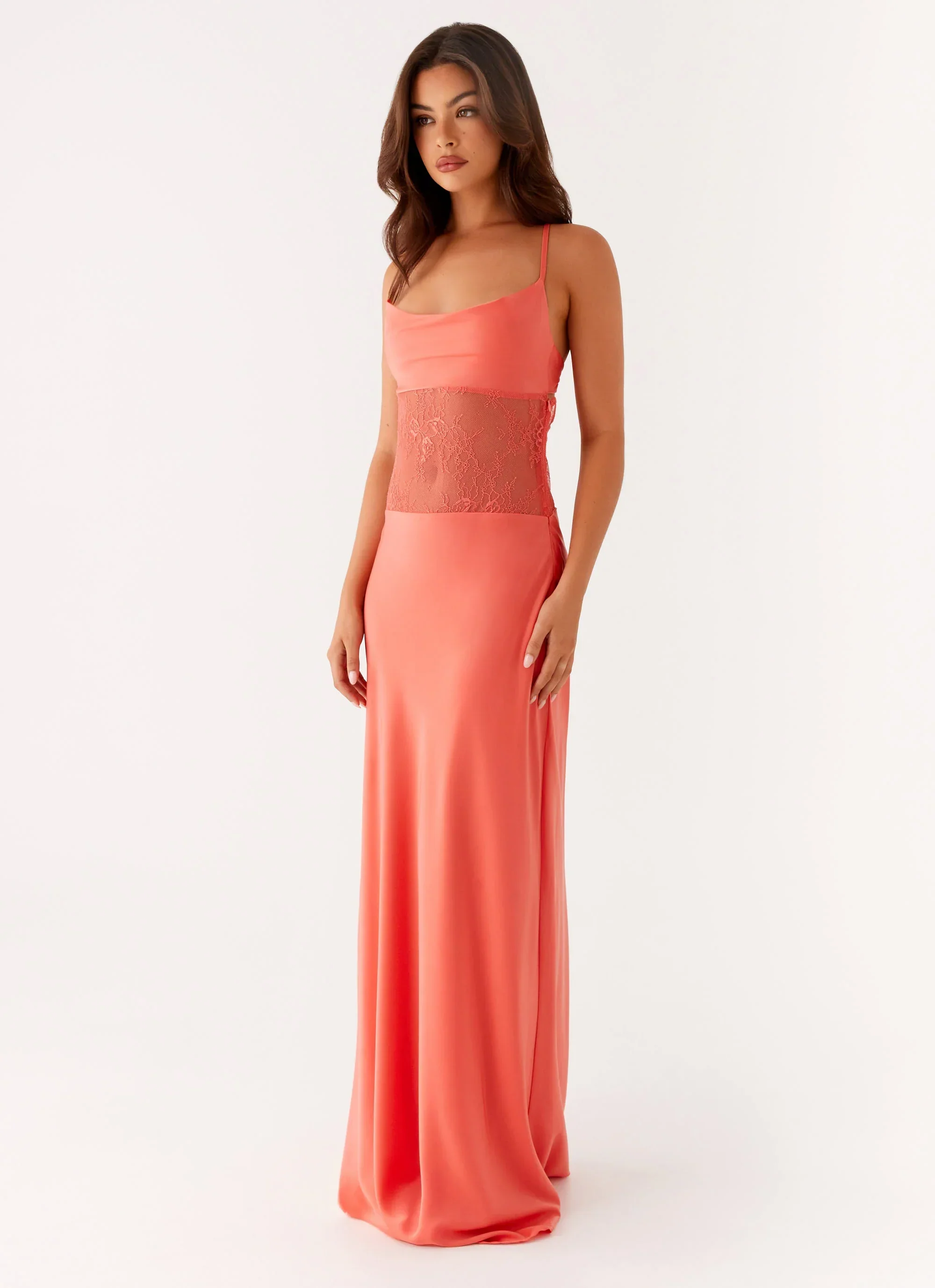 Shae Maxi Dress - Tangerine - luluinthesky