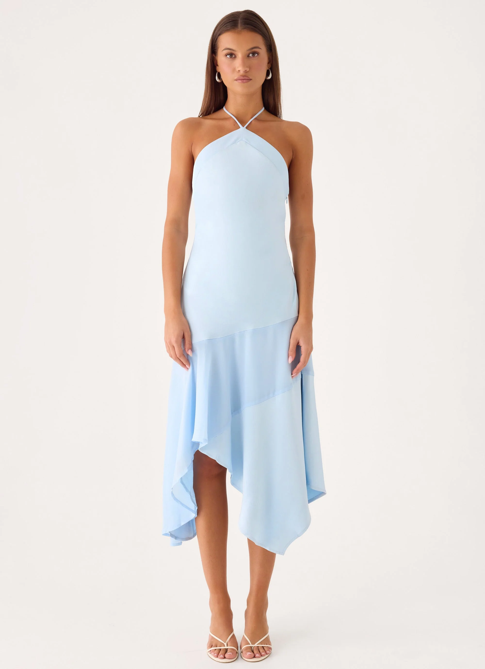 Jinli Midi Dress - Blue - luluinthesky
