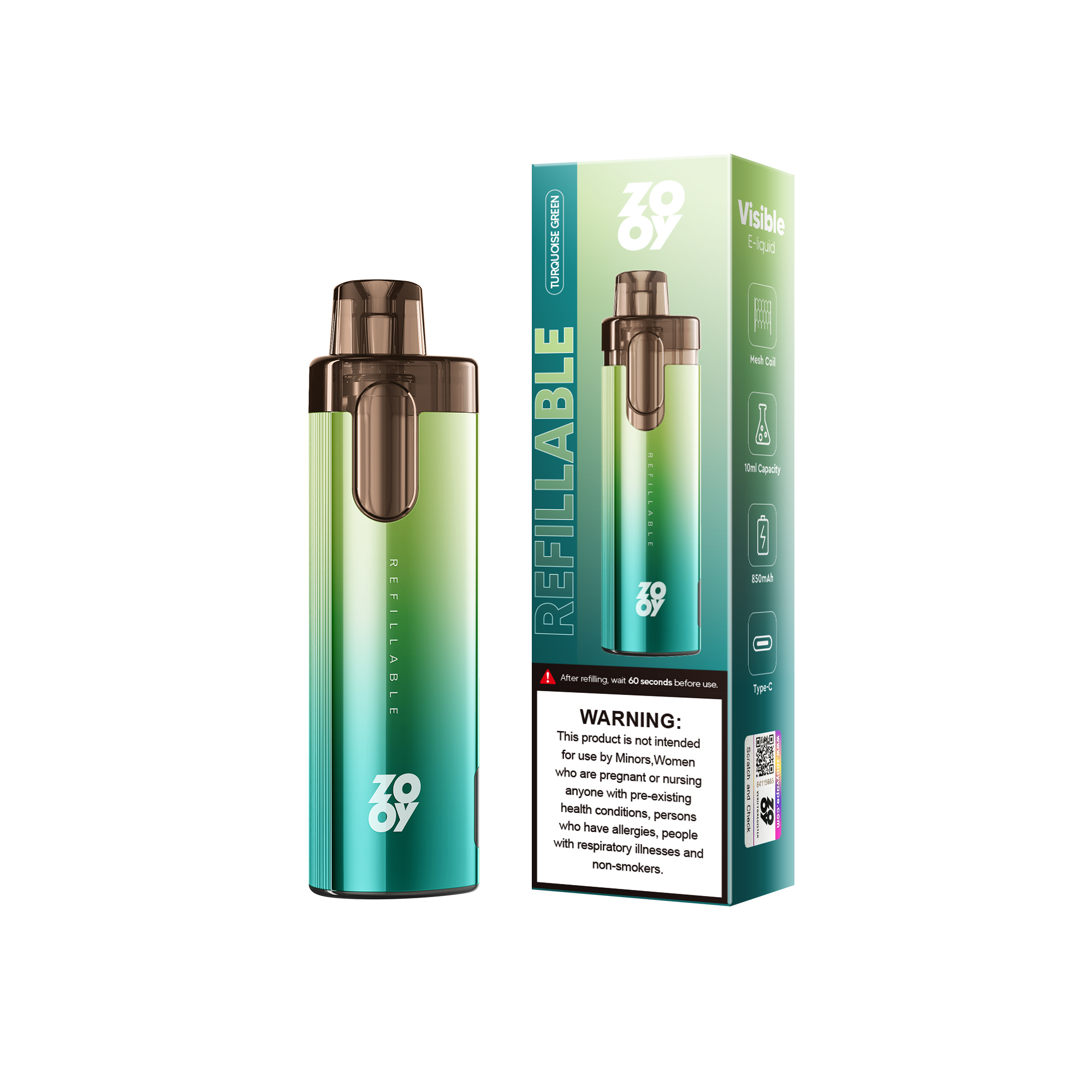 ZOOY Refillable Pod-10 ML