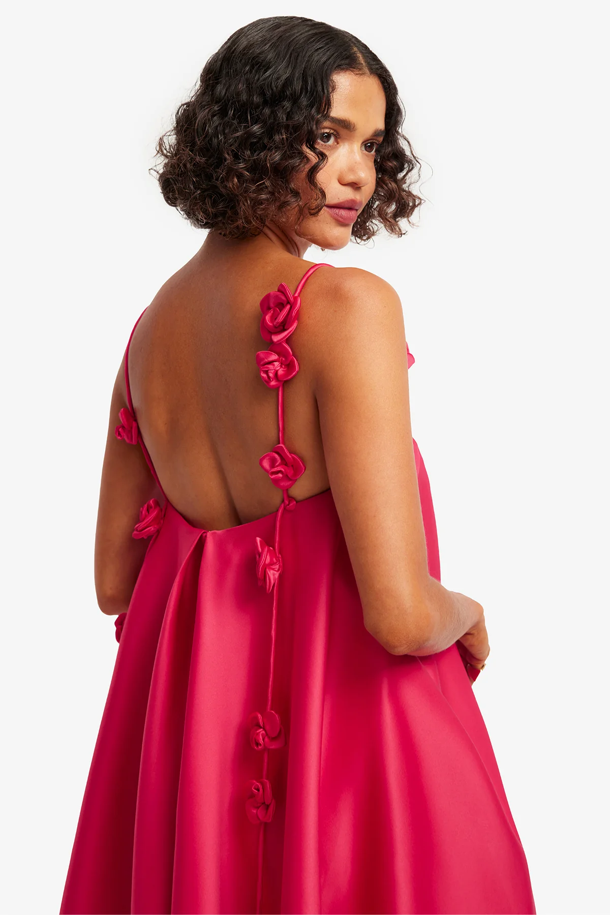Fiona Rose Mini Dress - Scarlet