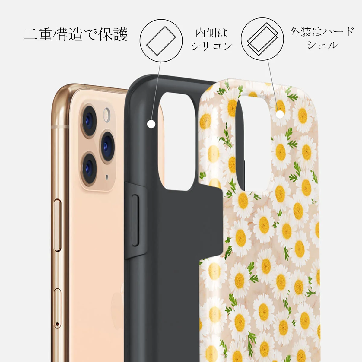 Pure Bliss - Daisy iPhone 11 Pro ケース