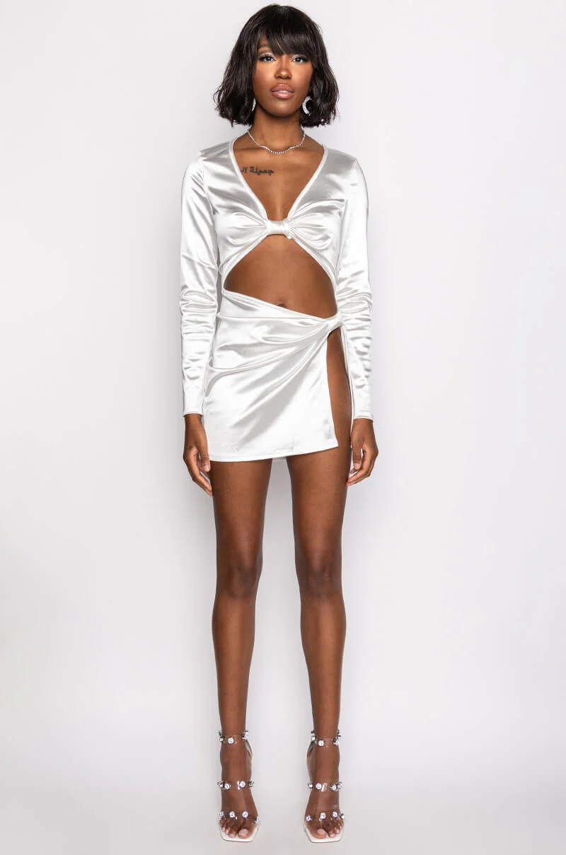 Spend It Cut Out Mini Dress
