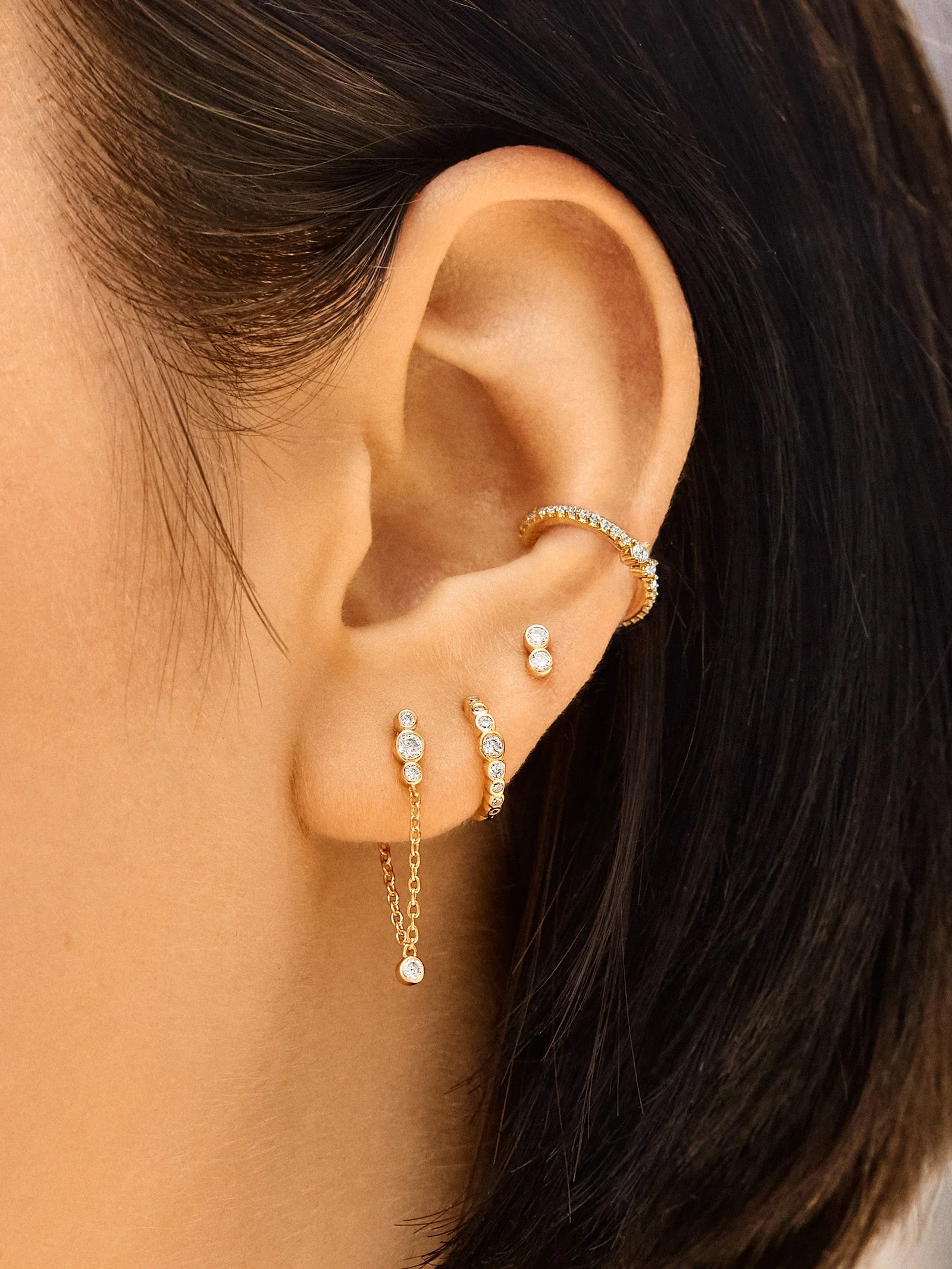 Lexi 14K Gold Earring Set - Lexi 14K Gold Earring Set