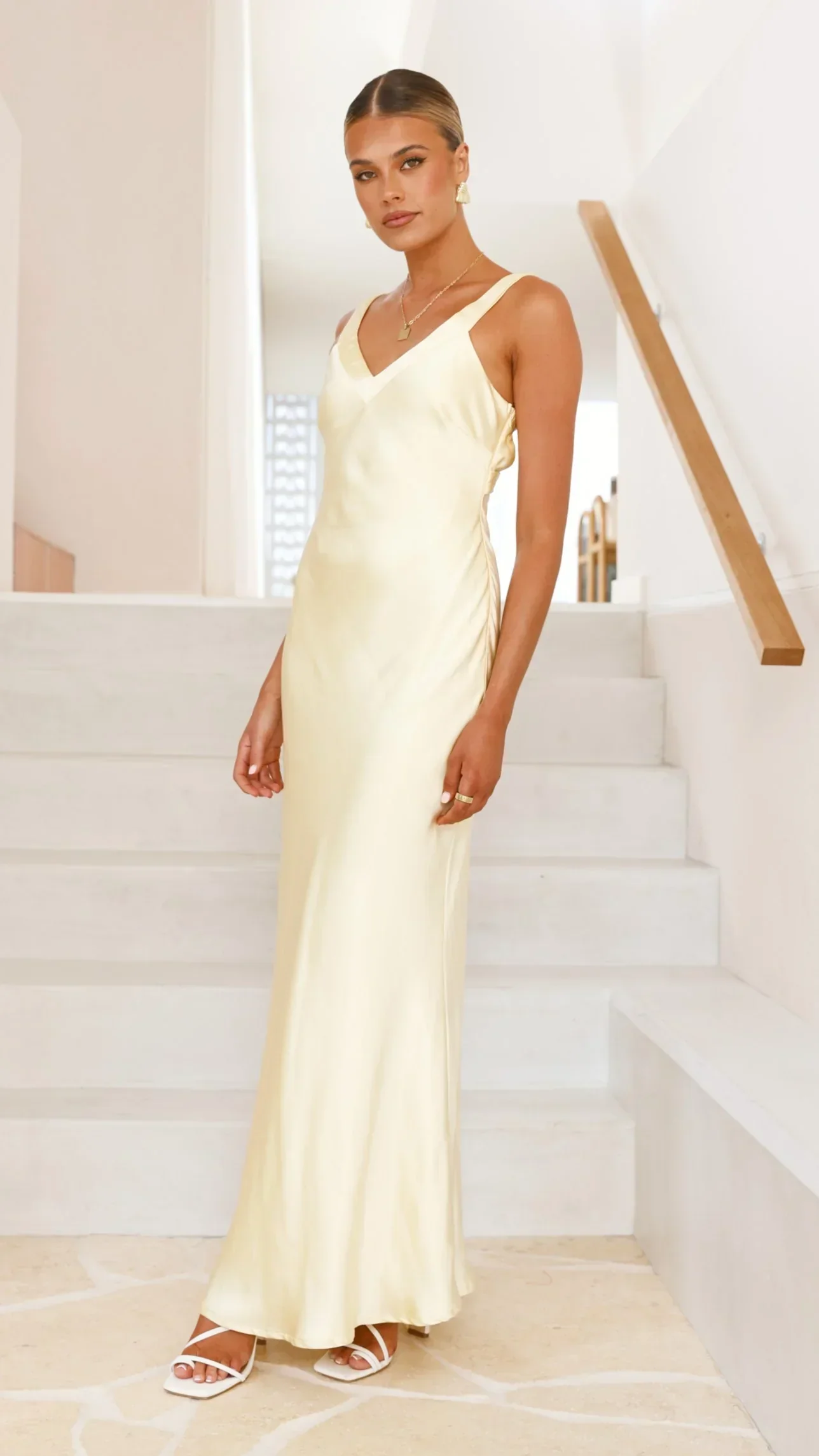 Andie Maxi Dress - Yellow - luluinthesky