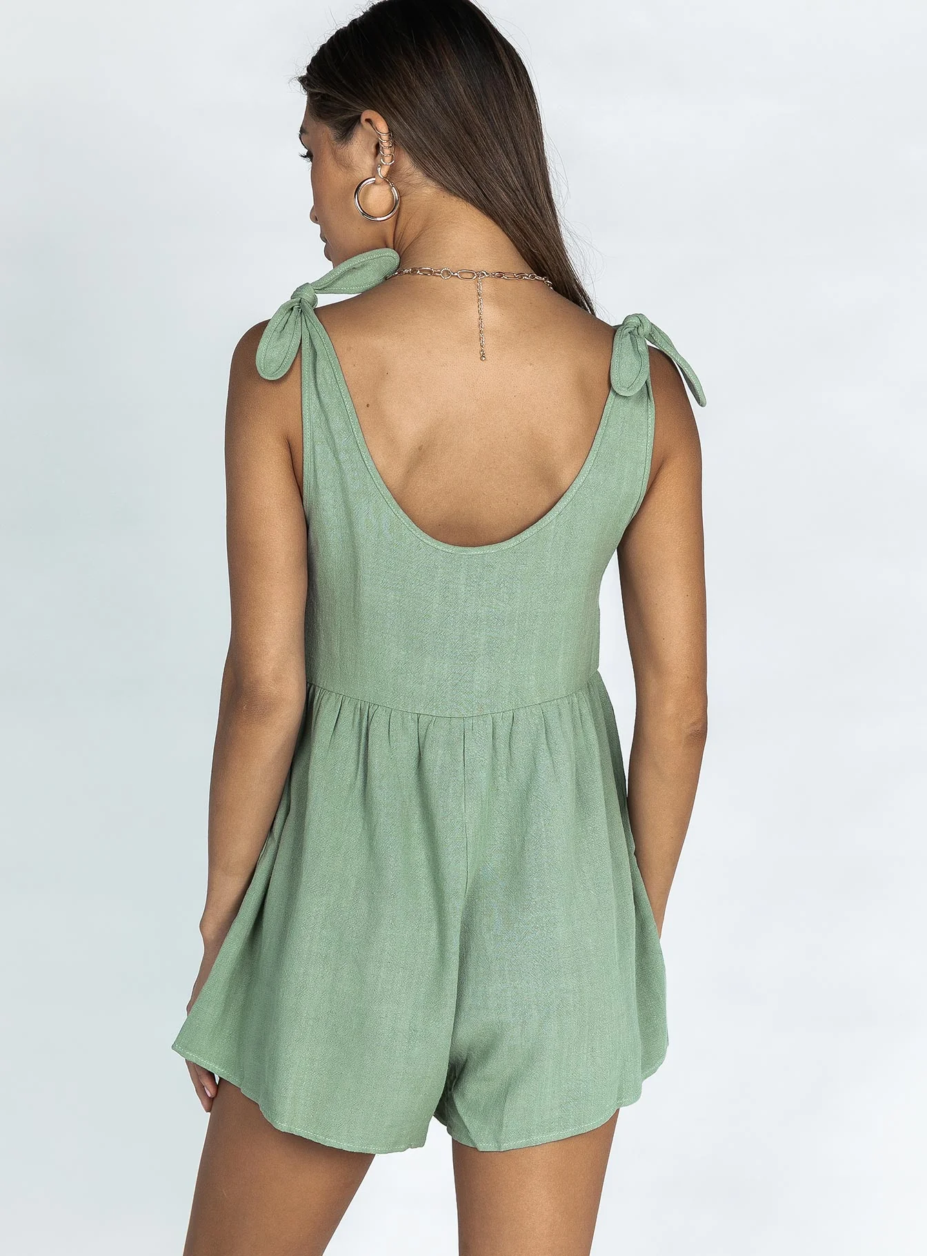 Tay Romper Khaki