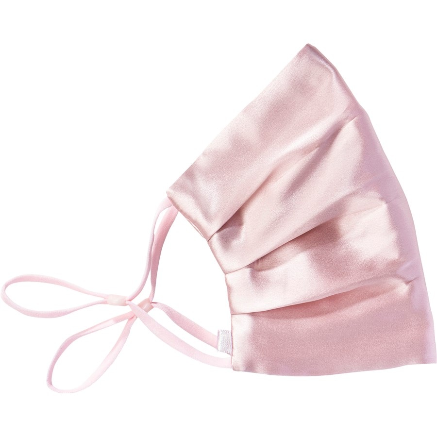 slip Face Coverings Osłona twarzy z czystego jedwabiu różowa