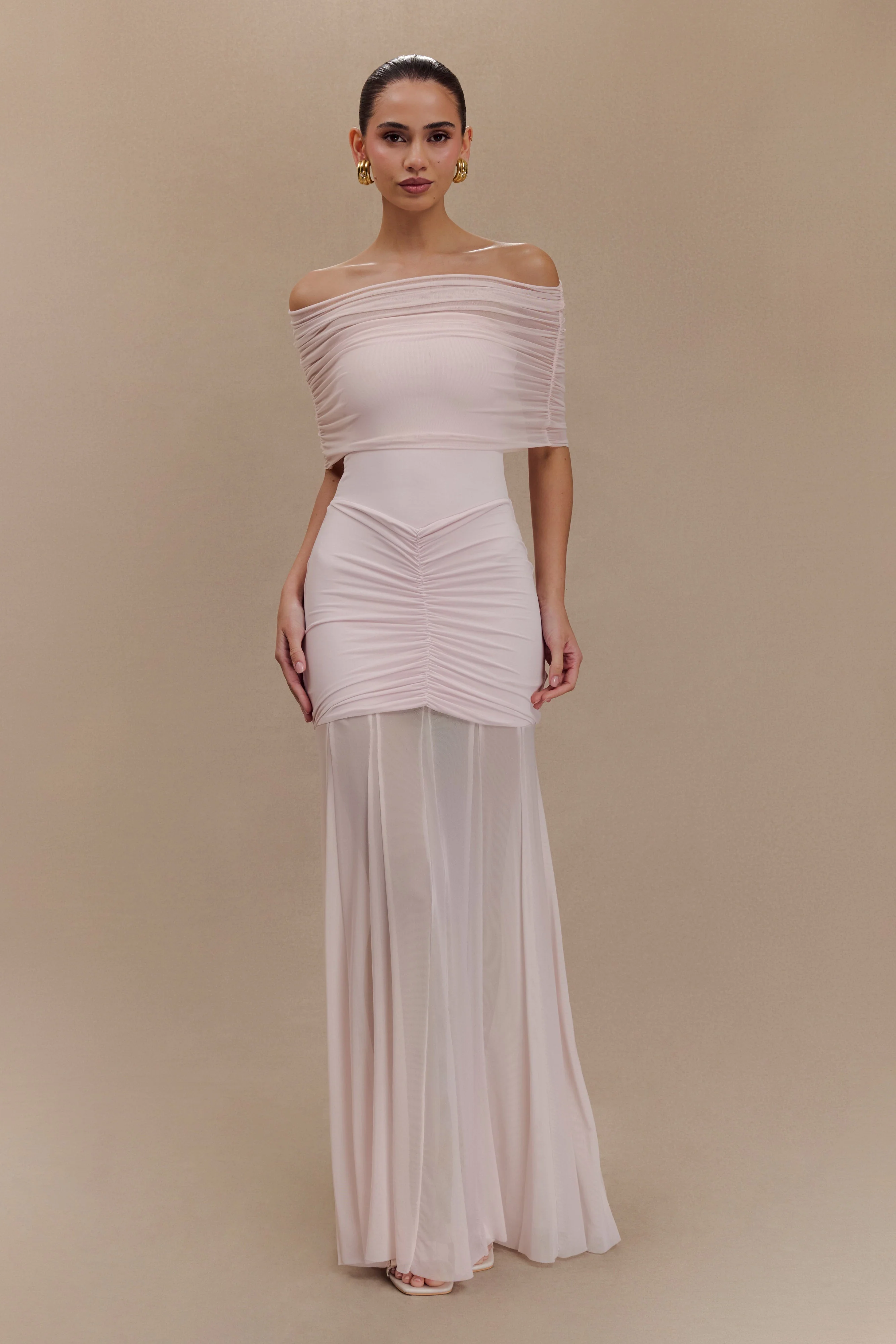 Caspian-Slinky-And-Mesh-Off-Shoulder-Maxi-Dress-Pale-Pink