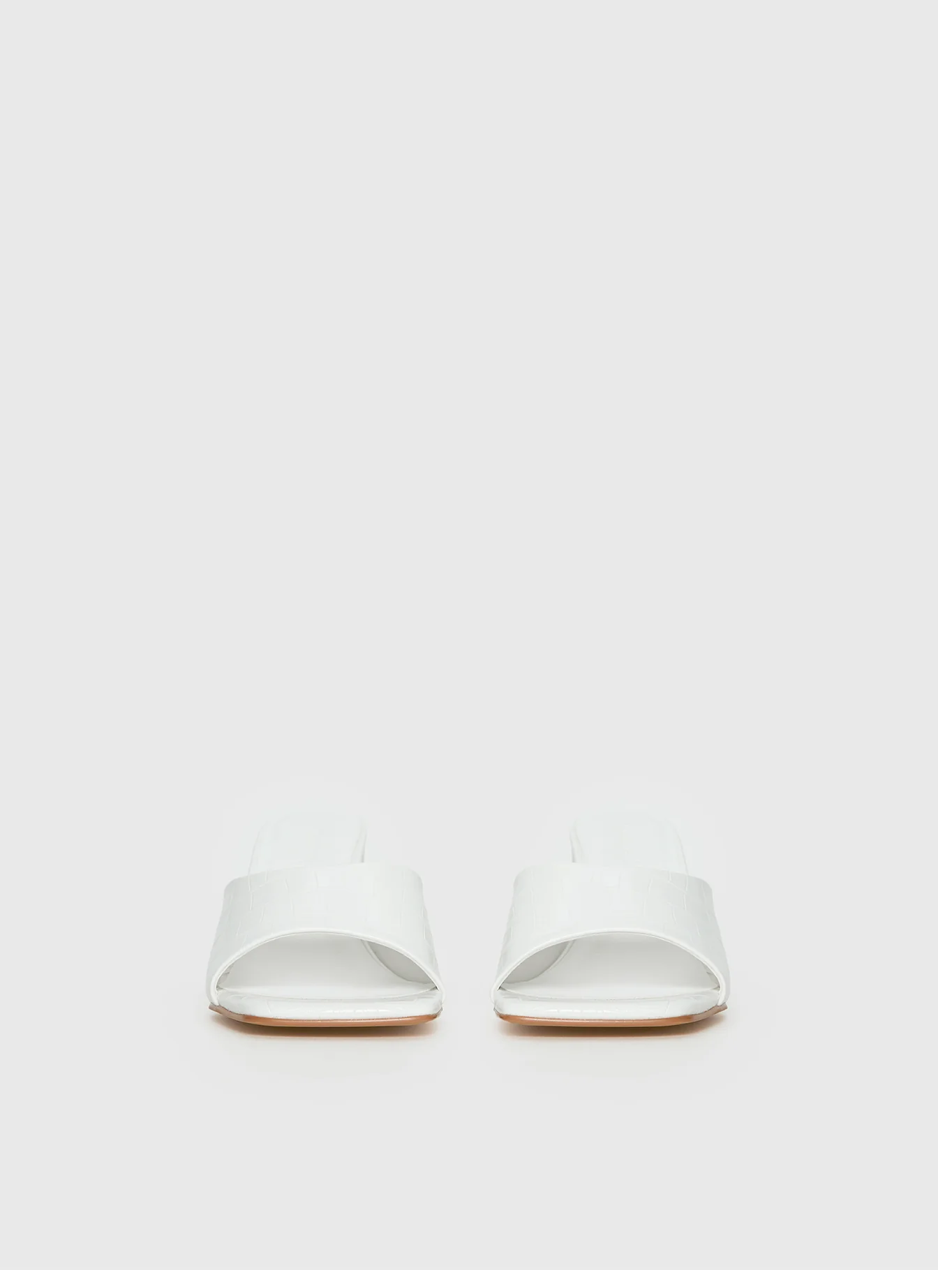 Sunset Boulevard Heels White