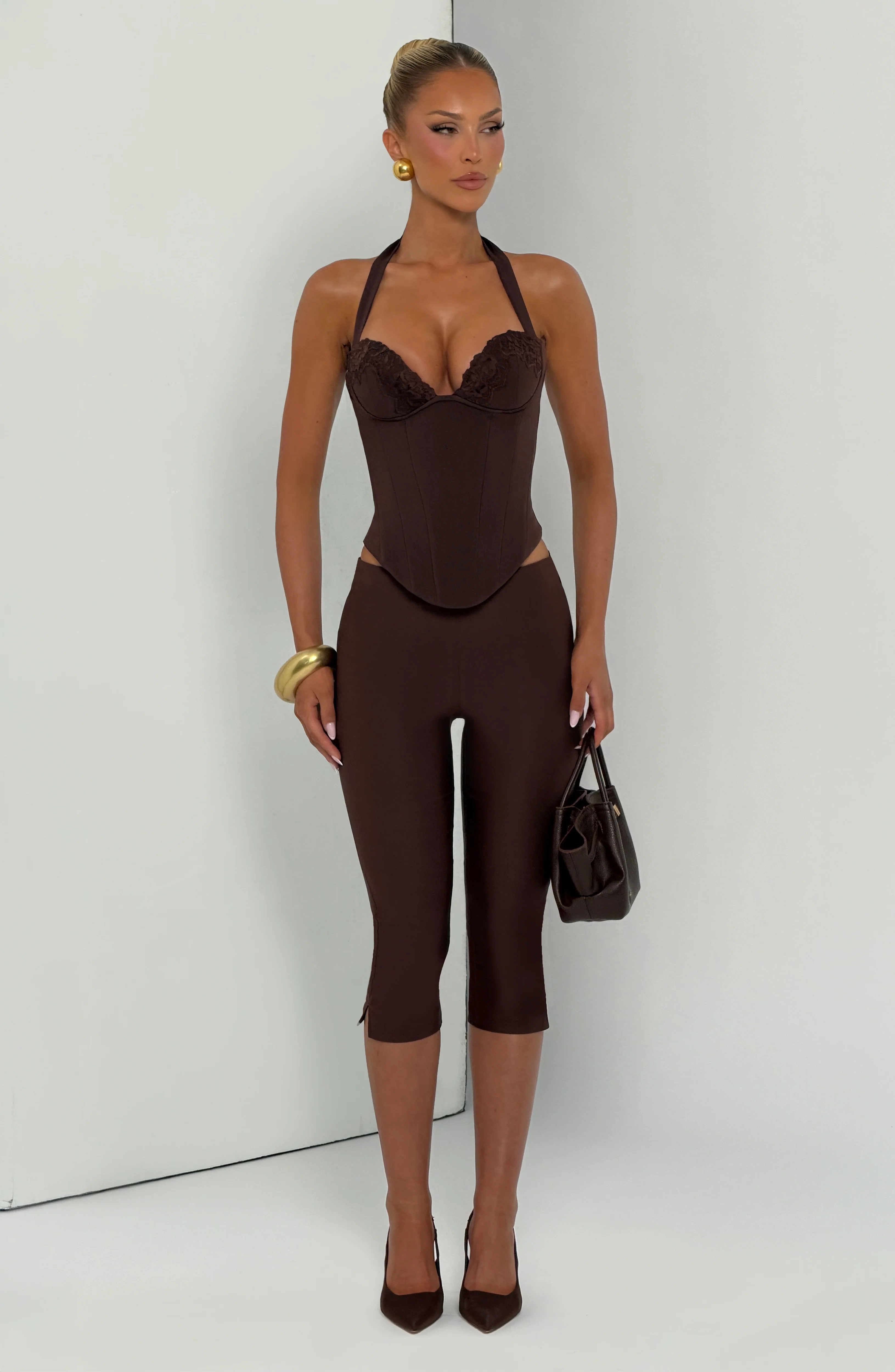 Cassia Top - Plum Brown