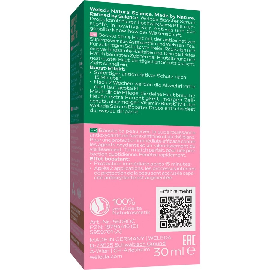 WELEDA Intensive care Slow Aging Astaxanthin Serum Drops