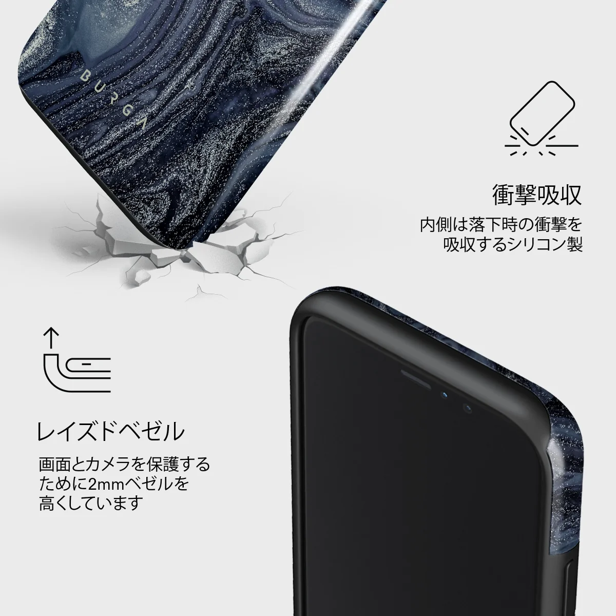 Navy Trench - Blue iPhone 11 Pro Max ケース