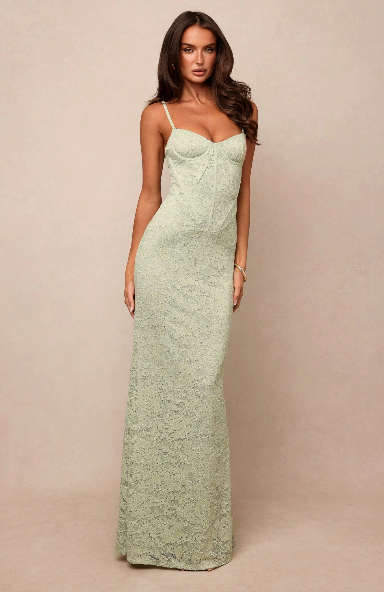 Blossom Belle Maxi Dress Sage - luluinthesky