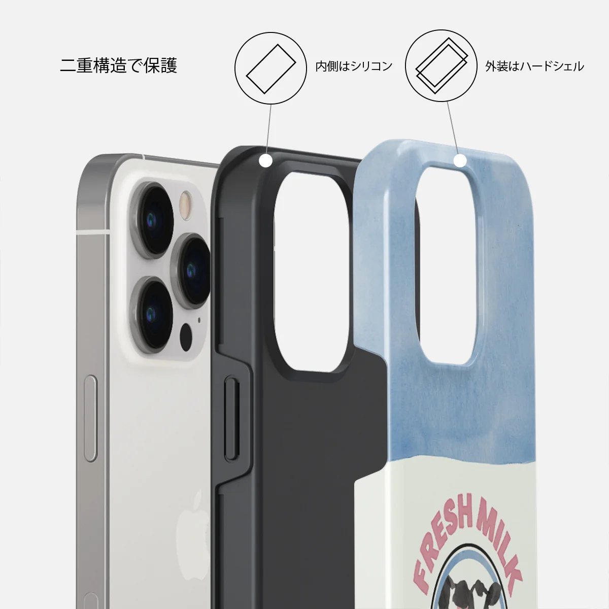 Milkshake - iPhone 14 Pro Max ケース