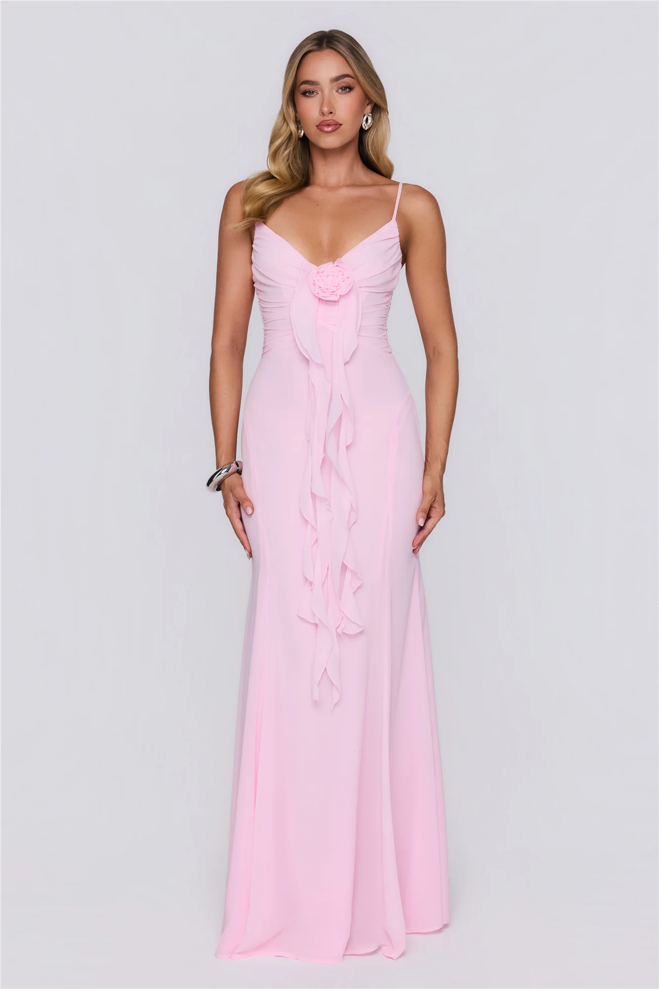 Dewy Dreams Maxi Dress Pink