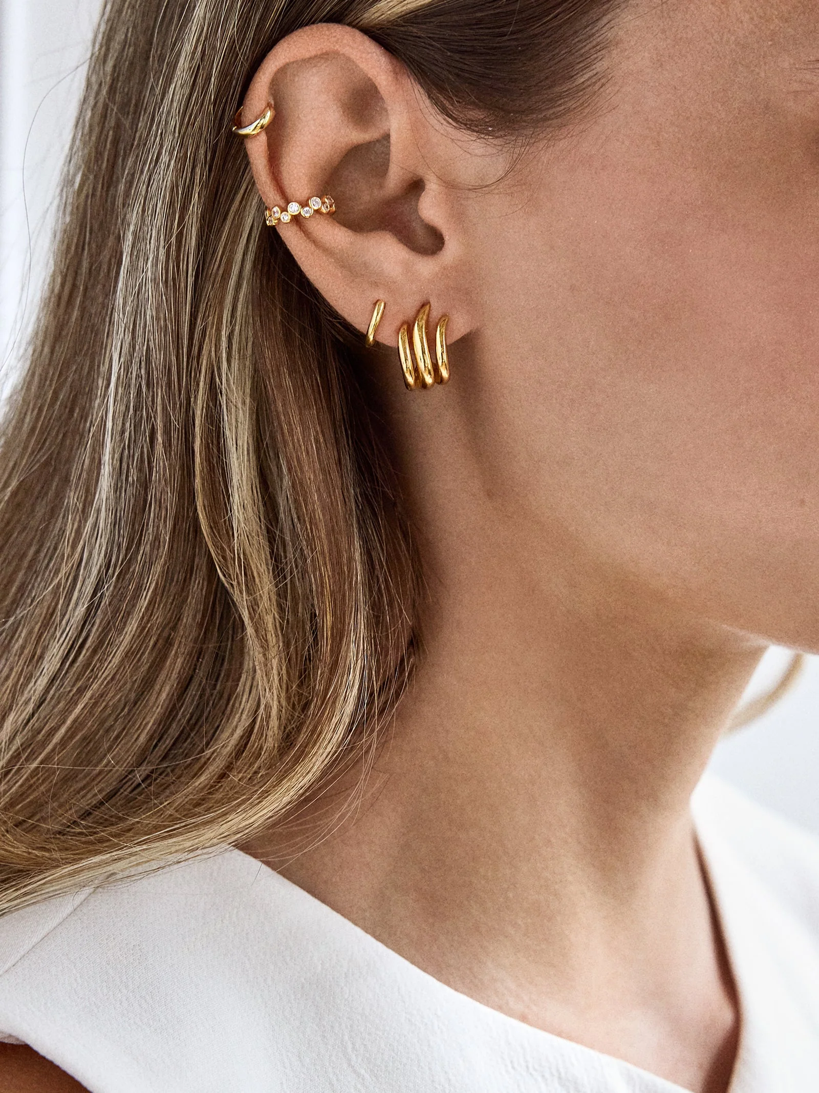 Giselle 18K Gold Earrings - Gold