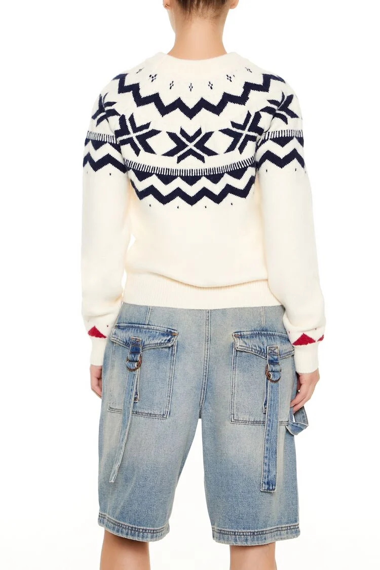 Geo Print Sweater