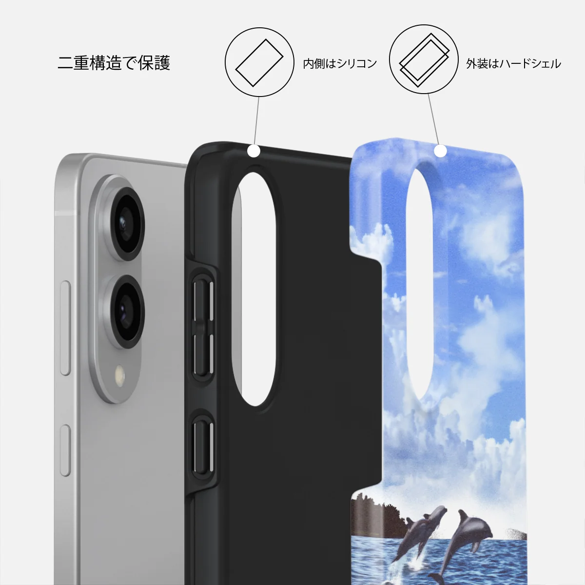 Retro Splash - Samsung Galaxy S25 Edge ケース