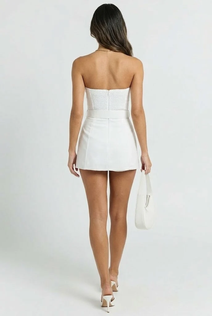 Afternoon in Naples Belt Mini Dress